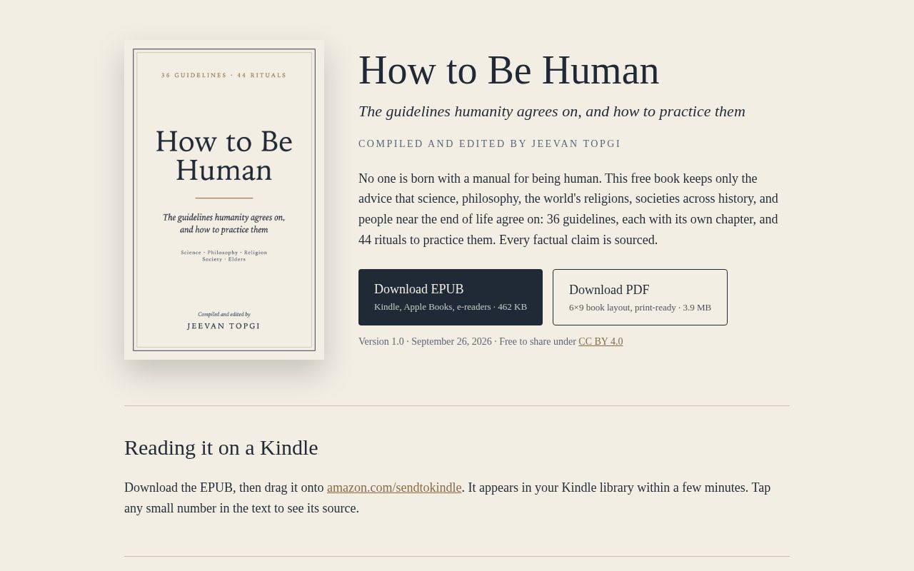 Preview of How To Be Human