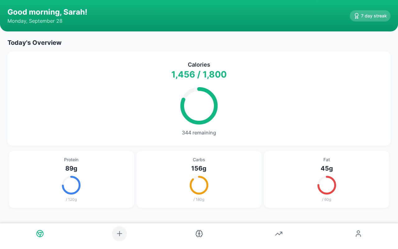 Preview of NutriMind