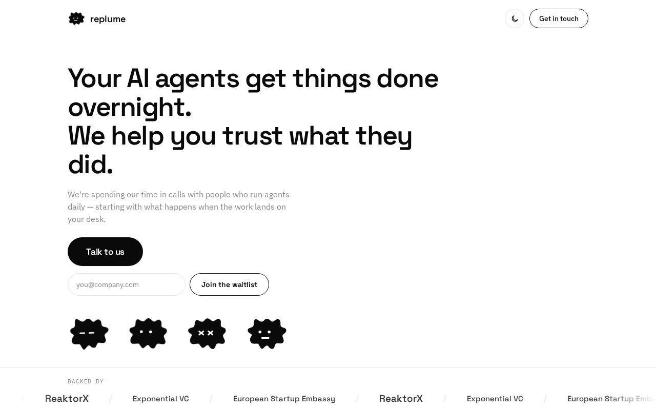 Preview of Replume Dev
