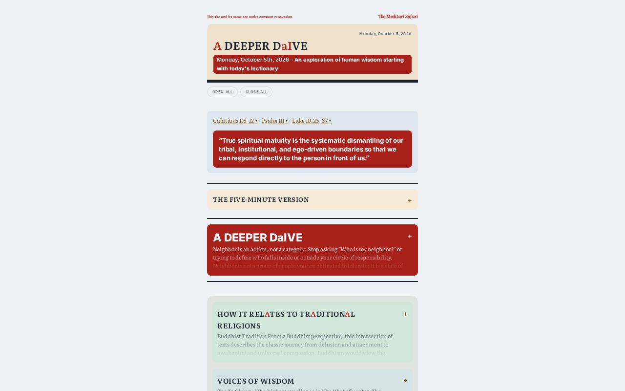 Preview of A Deeper Daive