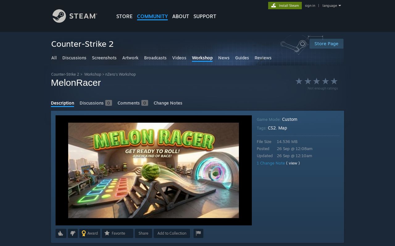 Preview of Cs2 Melon Racer