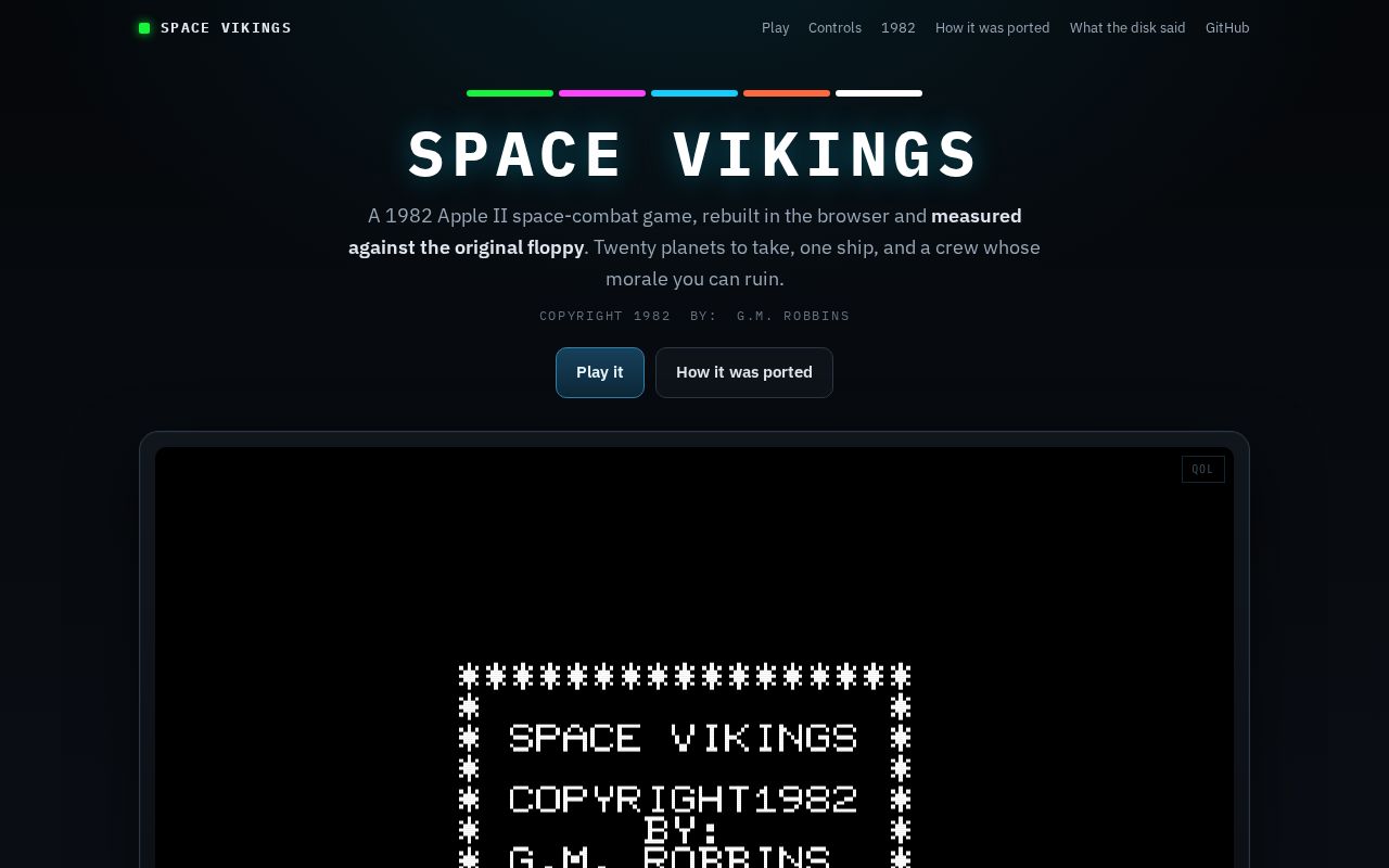 Preview of Space Vikings Port