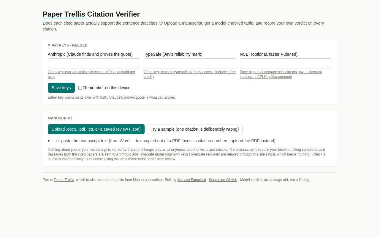 Preview of Citation Verifier