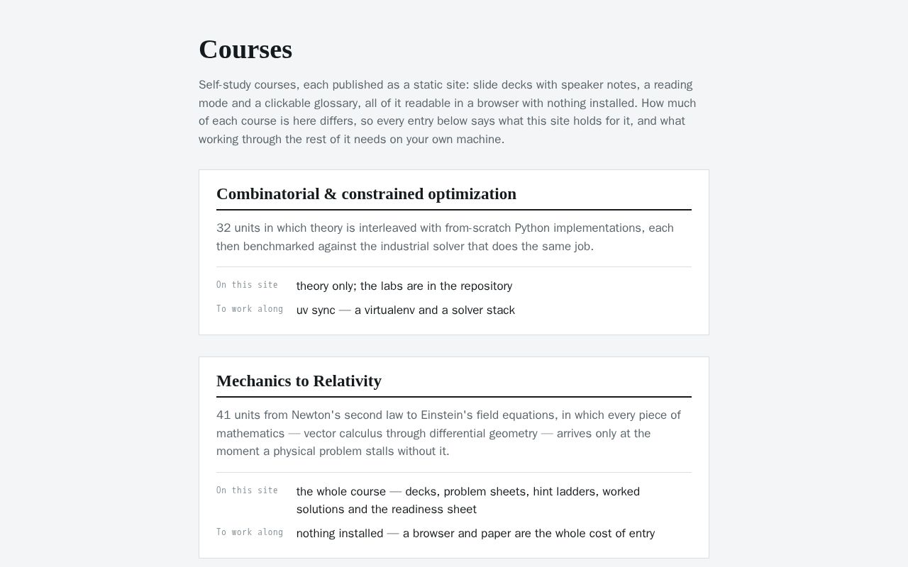 Preview of Courses