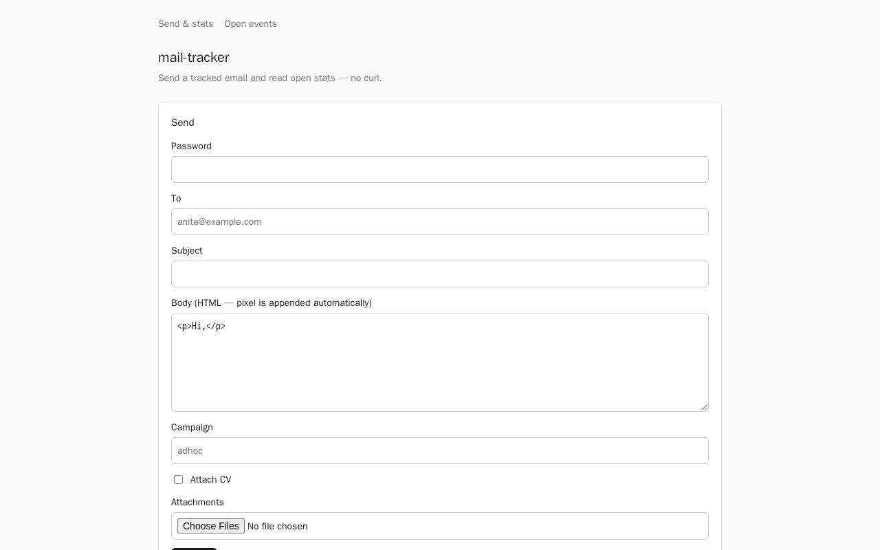 Preview of MailTraker Fe
