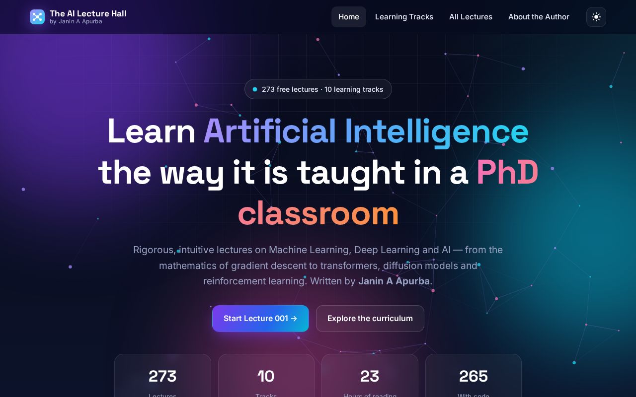 Preview of The AI Lecture Hall