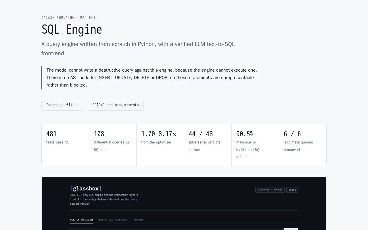 Preview of Sql Engine
