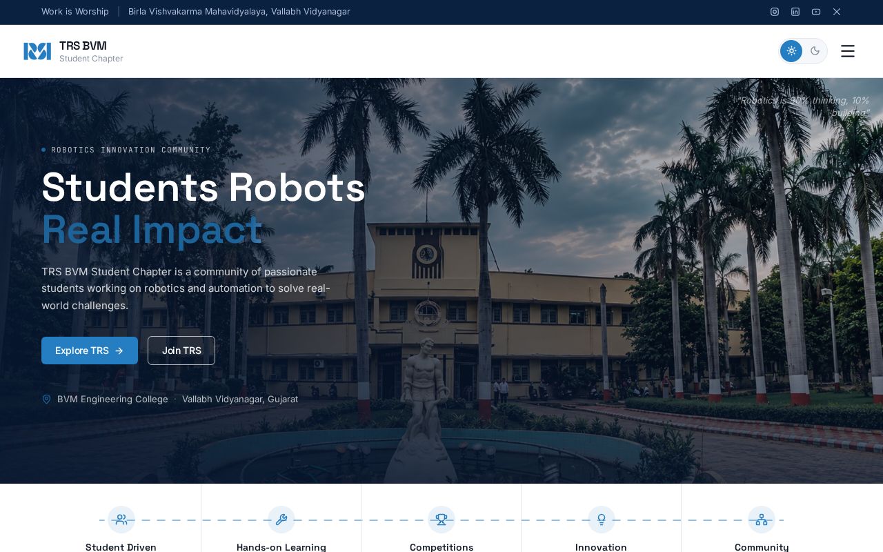 Preview of TRS Website