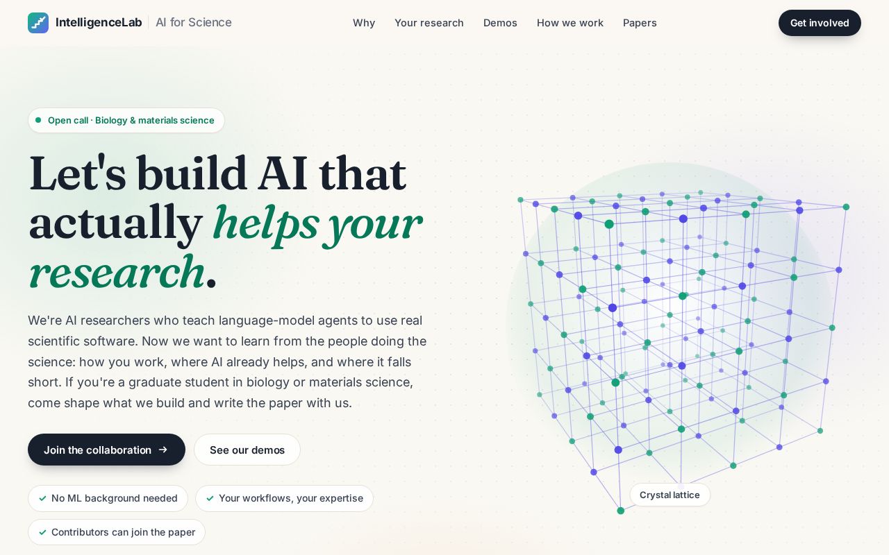 Preview of AI for Science Collaboration