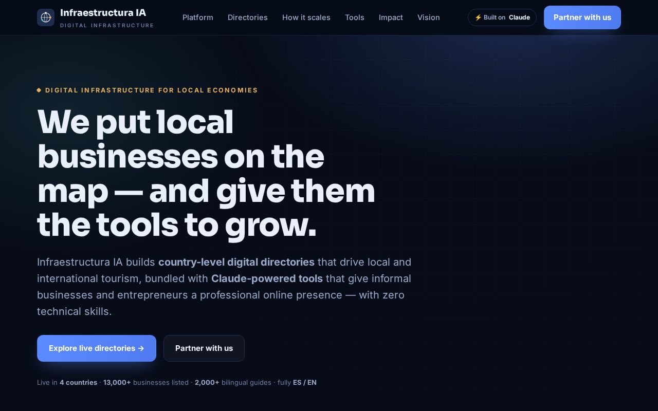Preview of Infraestructuraia Web