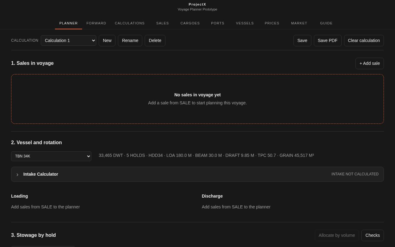 Preview of Multi-parcel fertilizer voyage planner connecting trading and chartering