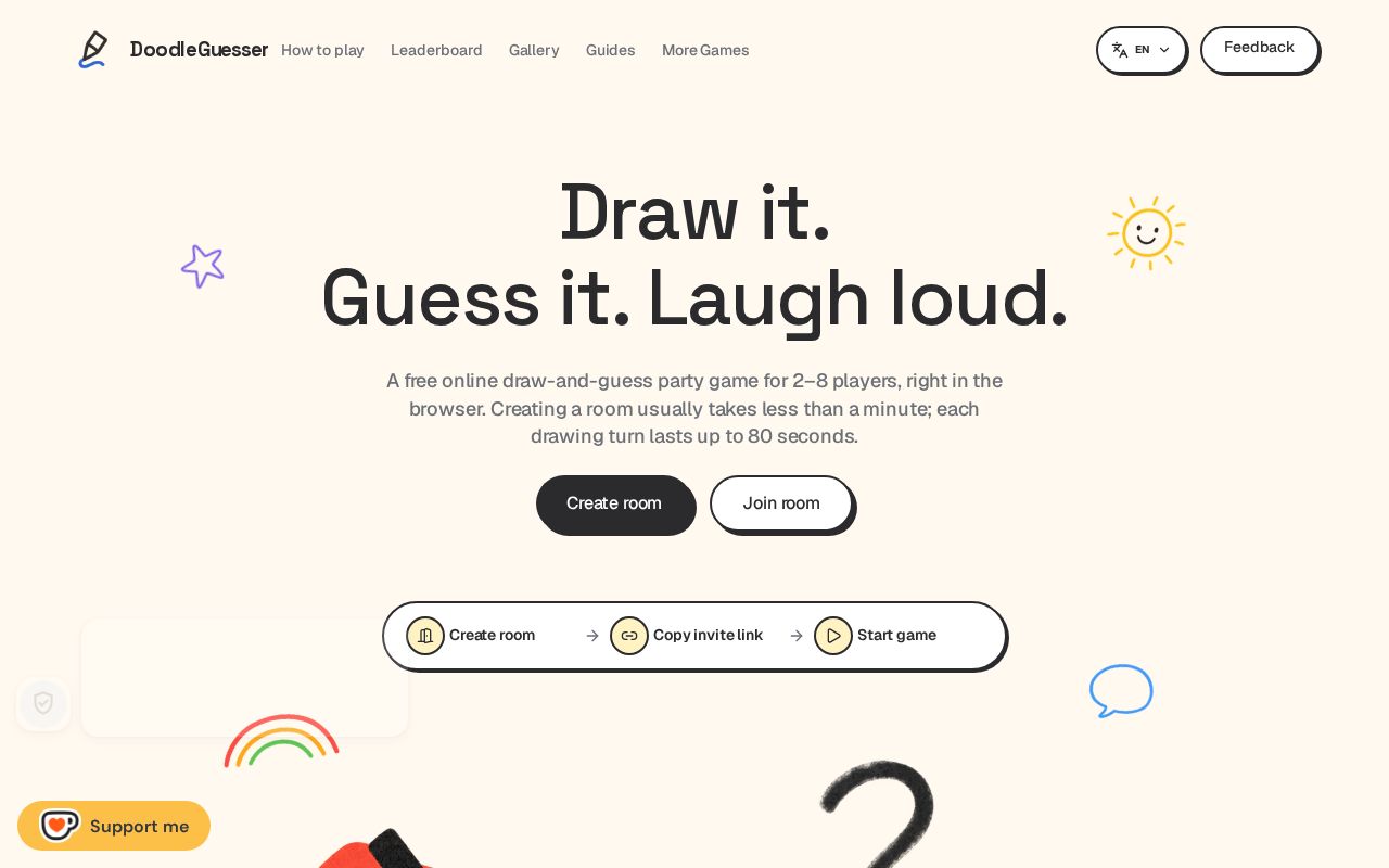 Preview of Doodle Drawing Guessing Game Online Free