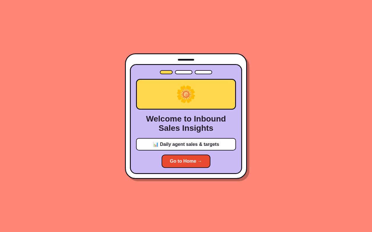 Preview of Inbound Sales Insights