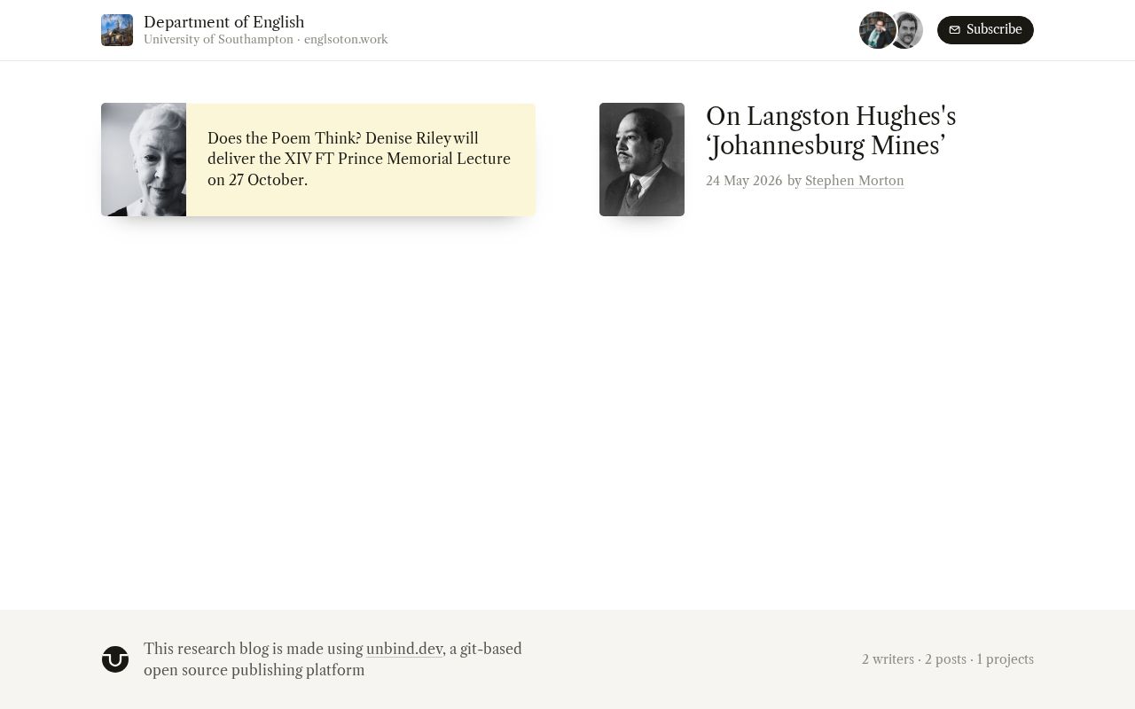 Preview of Unbind Englsoton Work