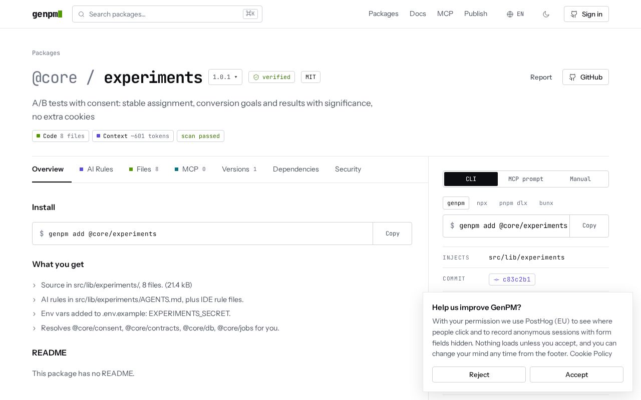Preview of Experiments