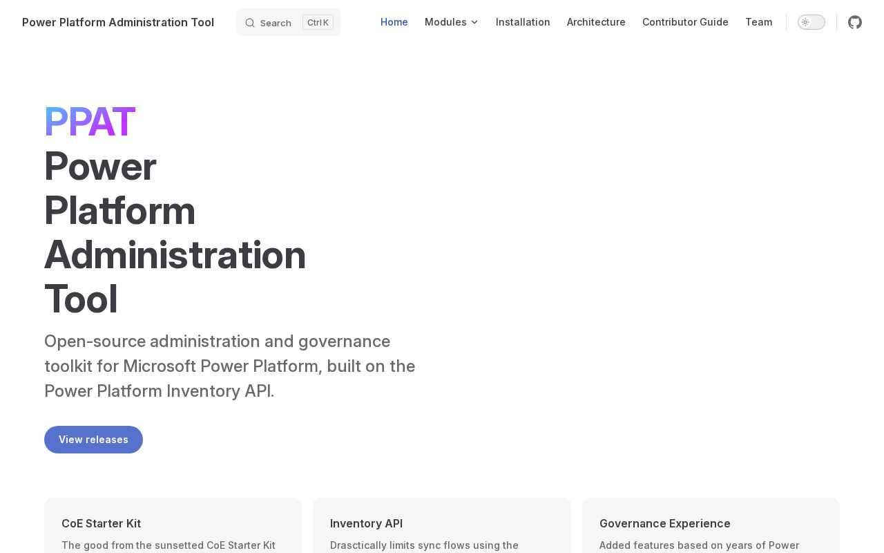 Preview of Power Platform Administration Tool