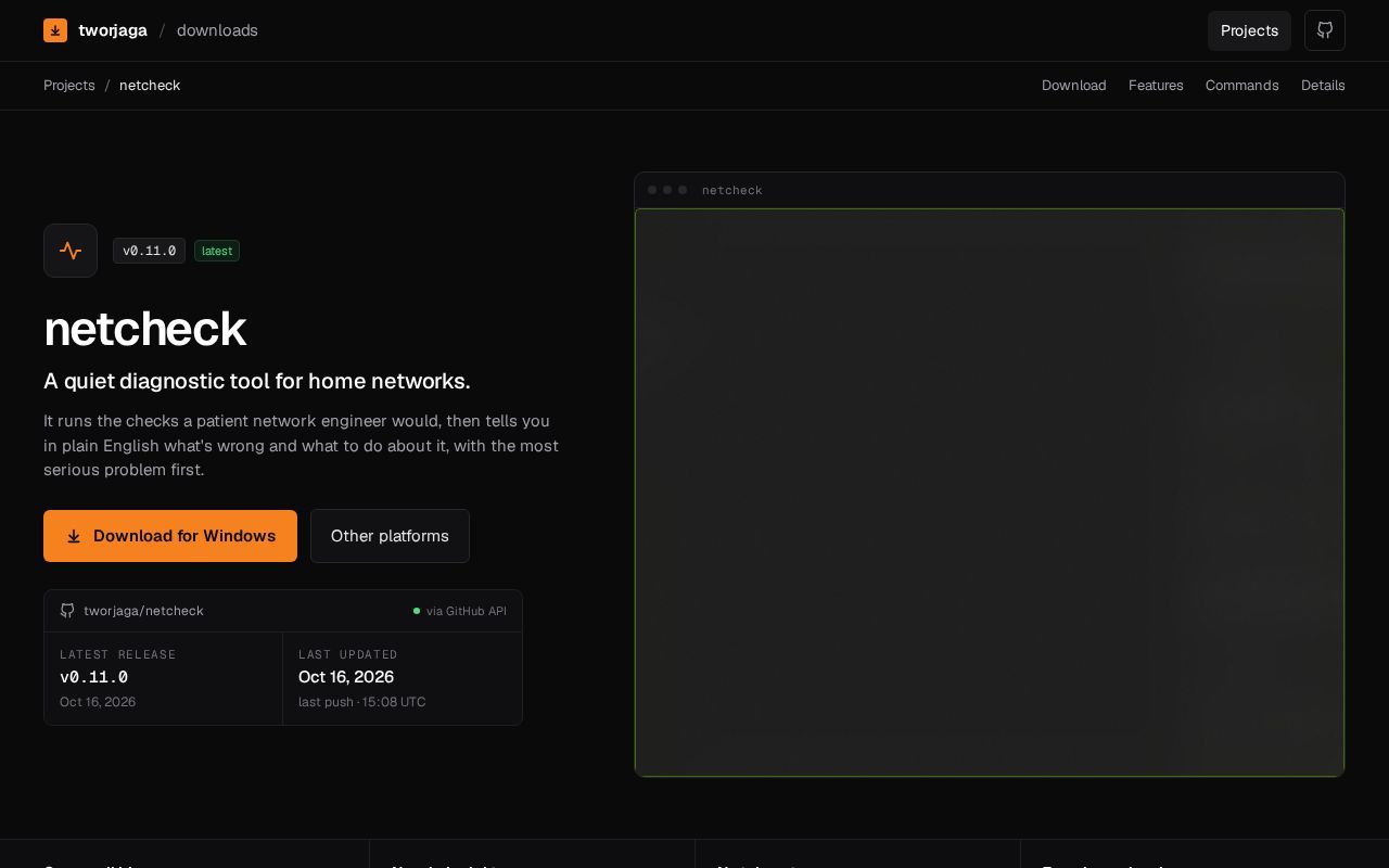 Preview of Netcheck