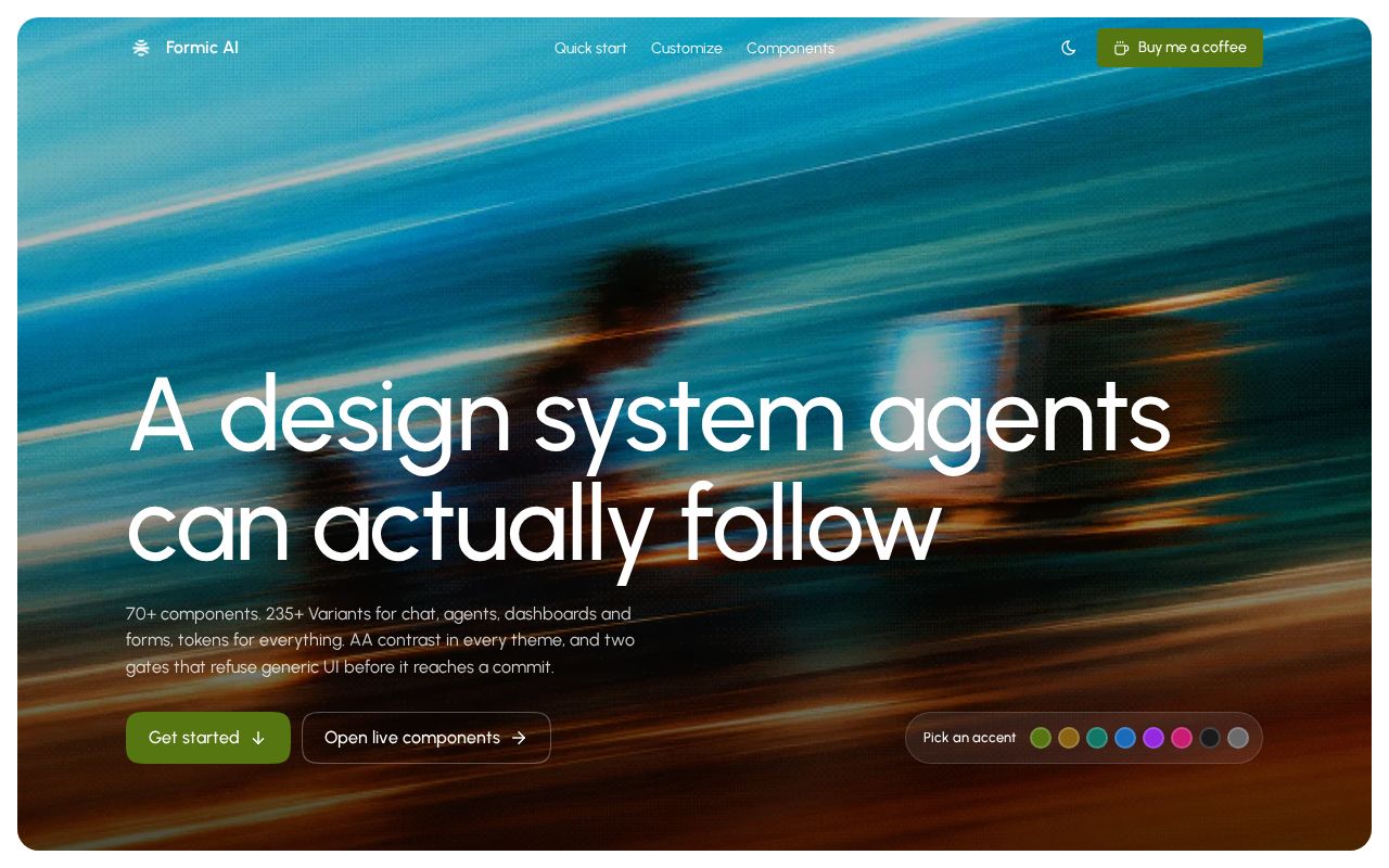 Preview of Formic Design System