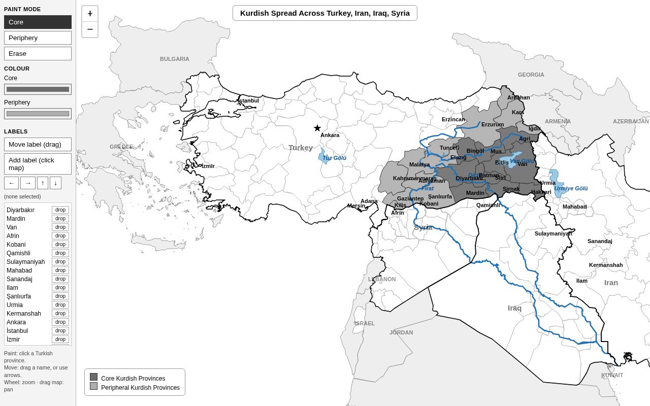 Preview of Kurdish Map