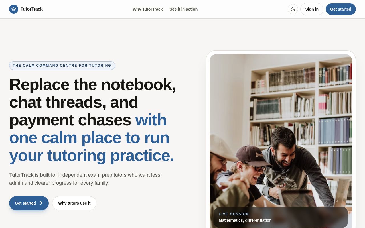Preview of Tutor Track