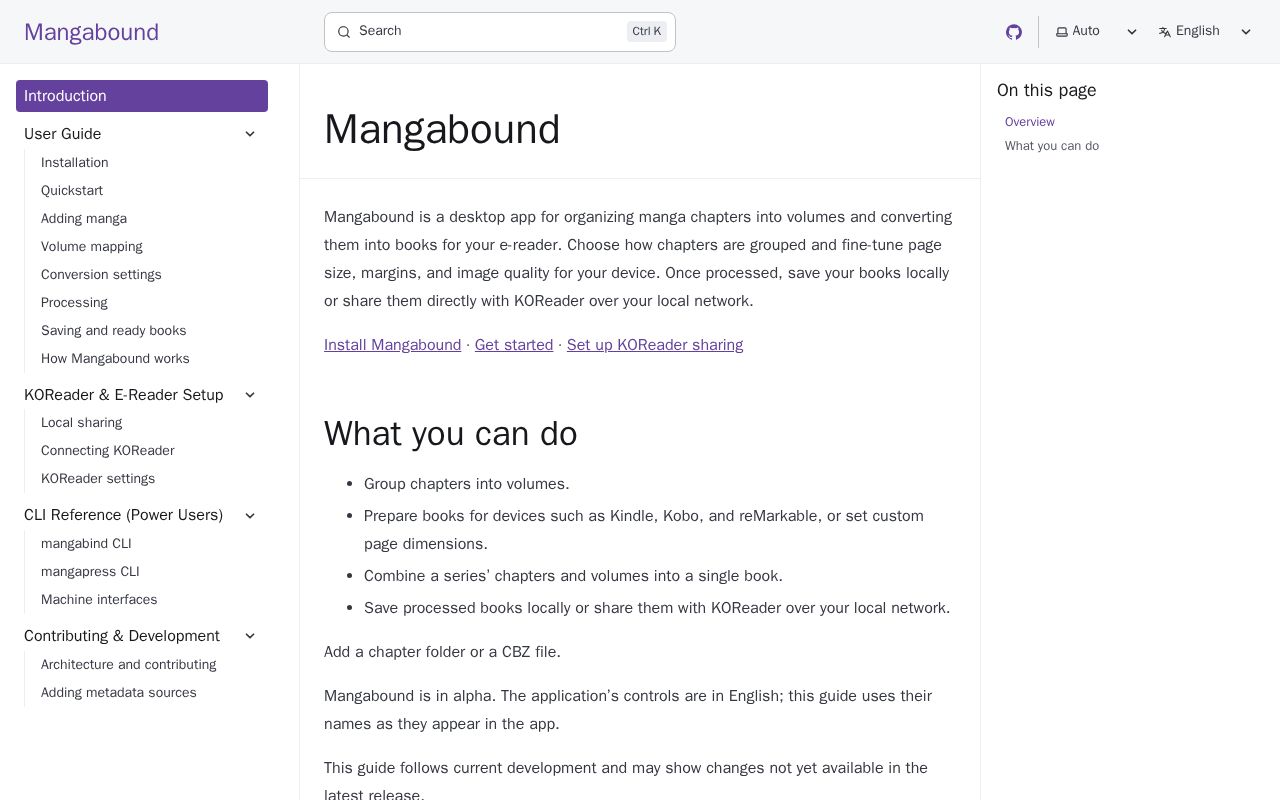 Preview of Mangabound