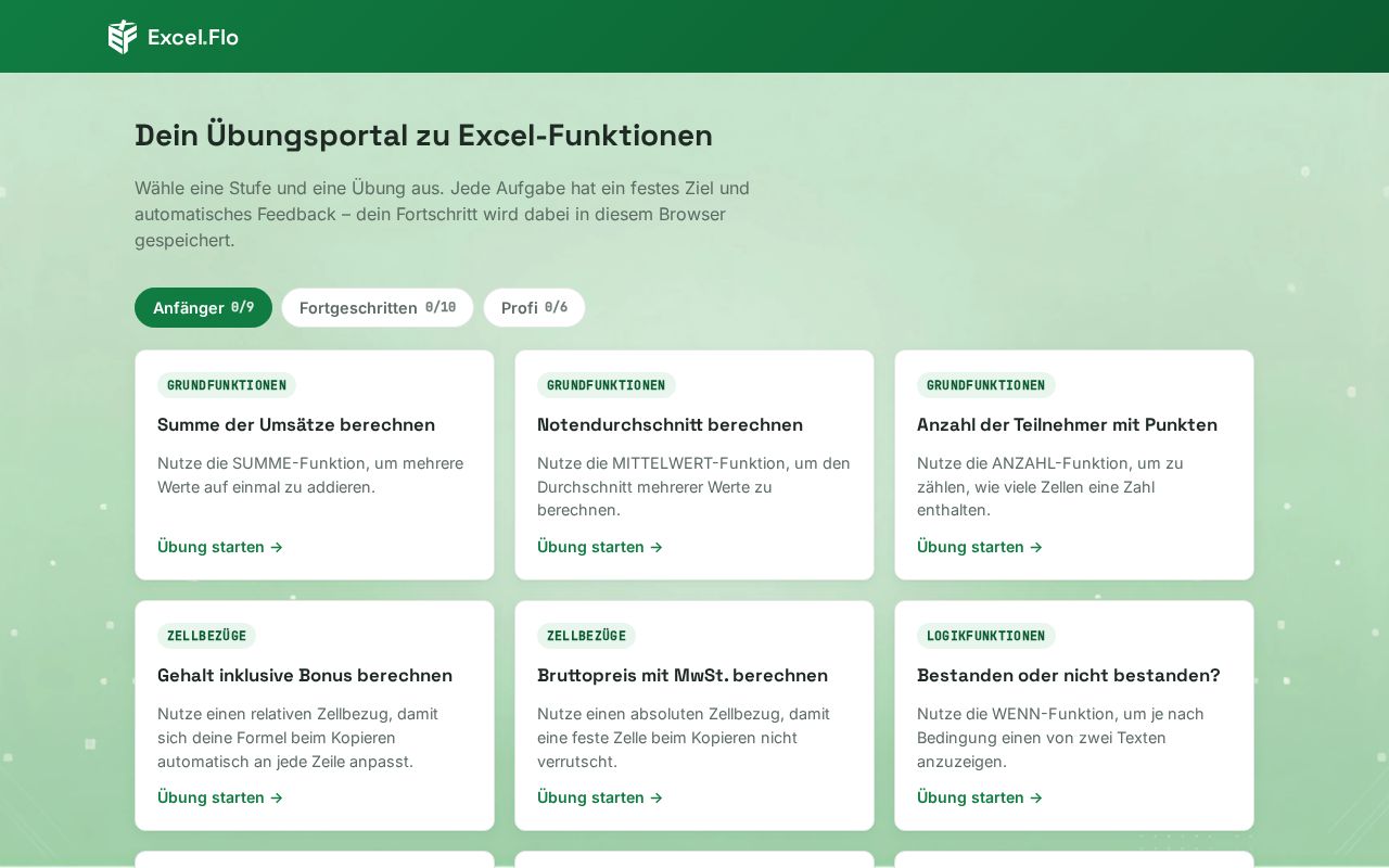 Preview of Übungen interaktiv erstellen