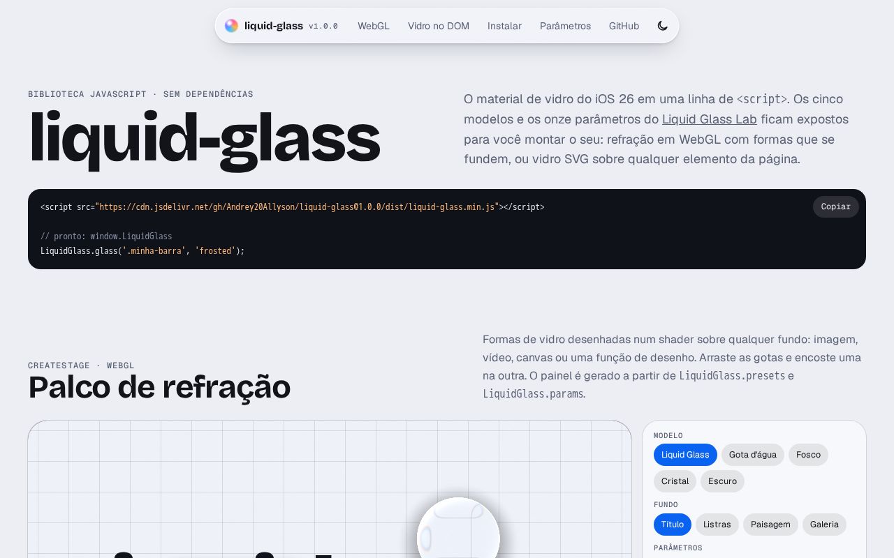 Preview of Liquid Glass