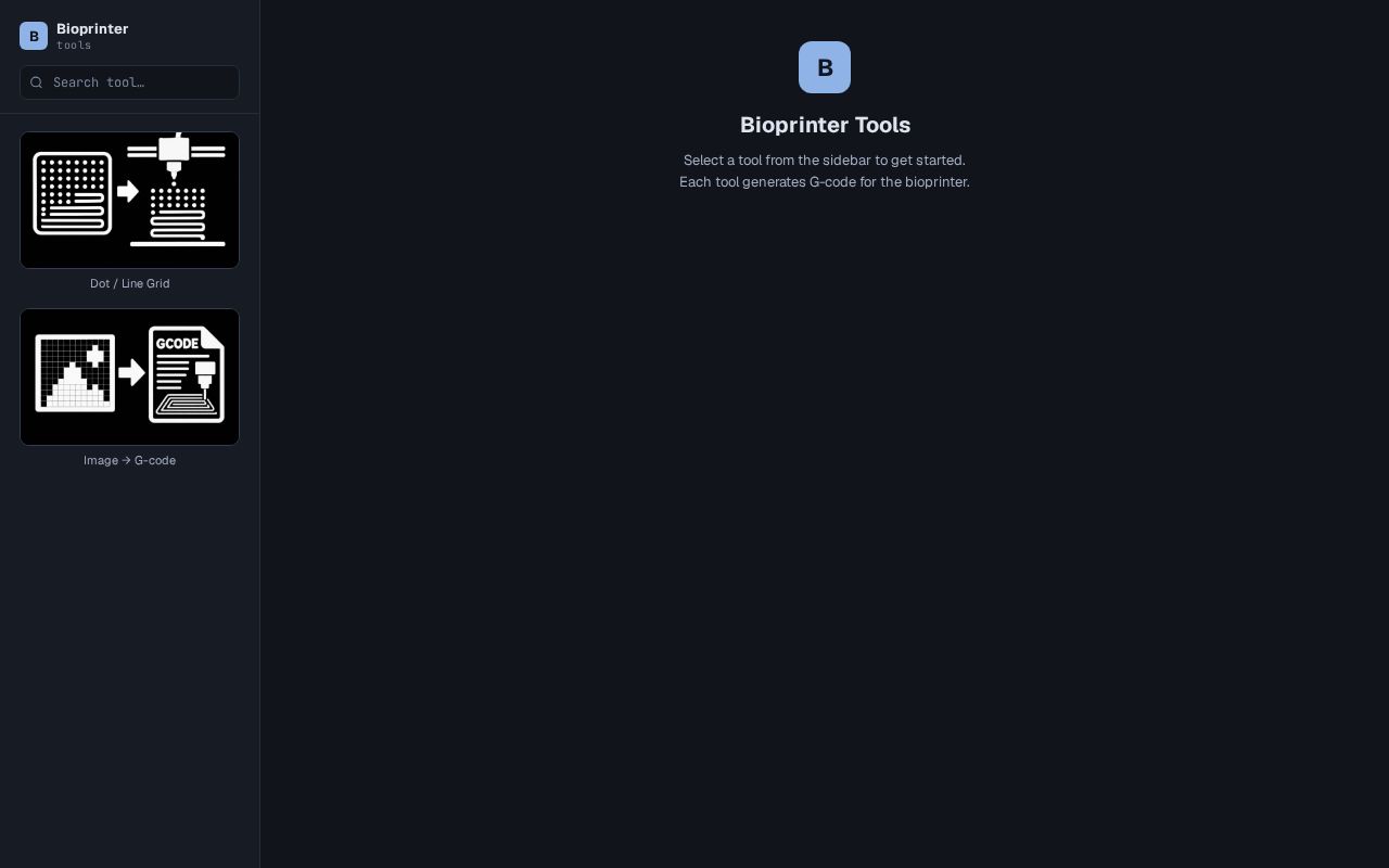 Preview of Bioprint Tools
