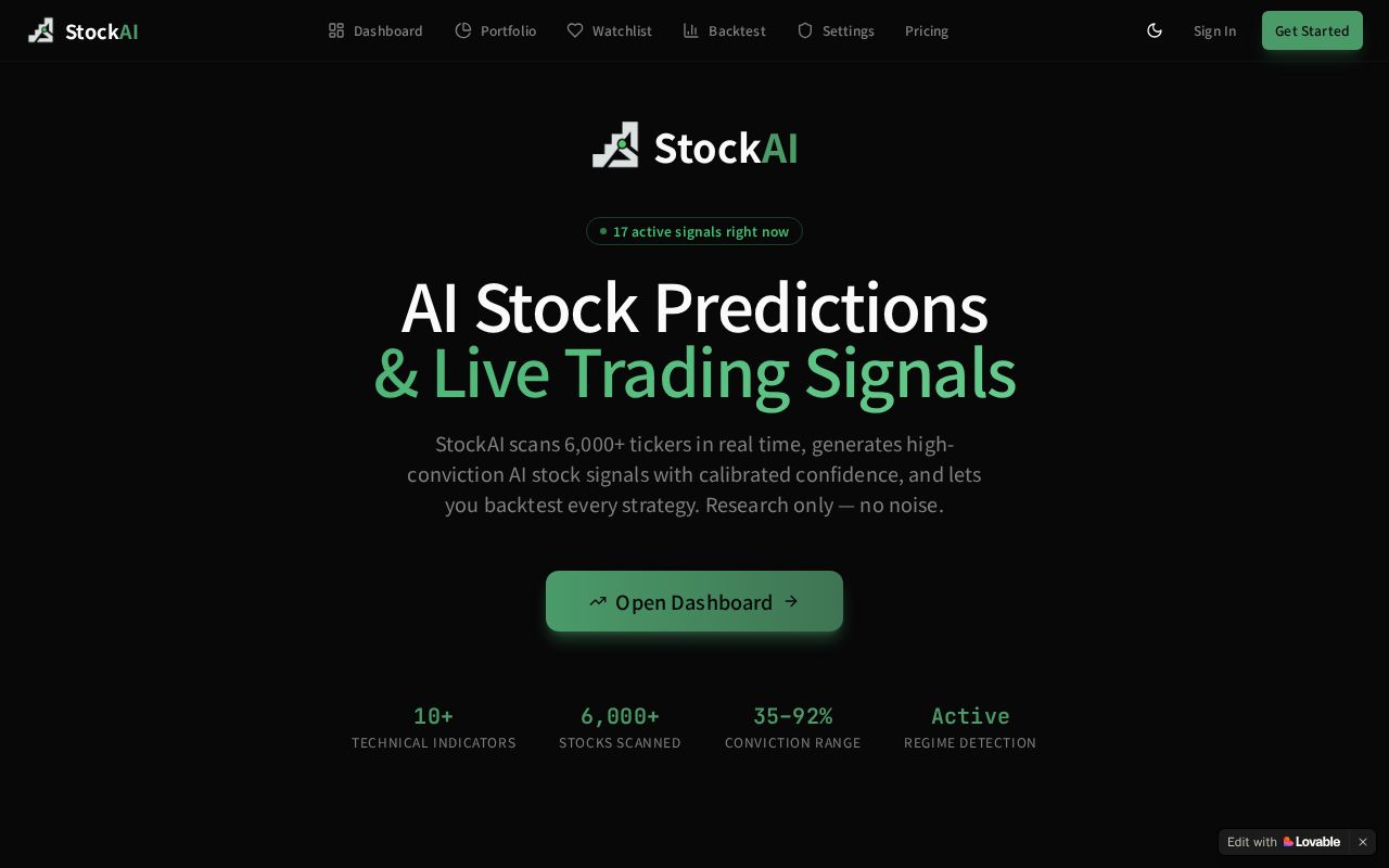 Preview of StockAI