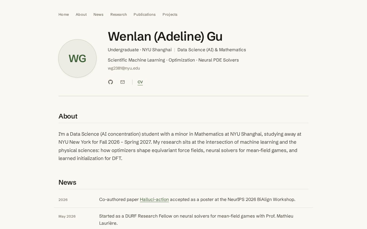 Preview of Adeline GuWenlan Github Io