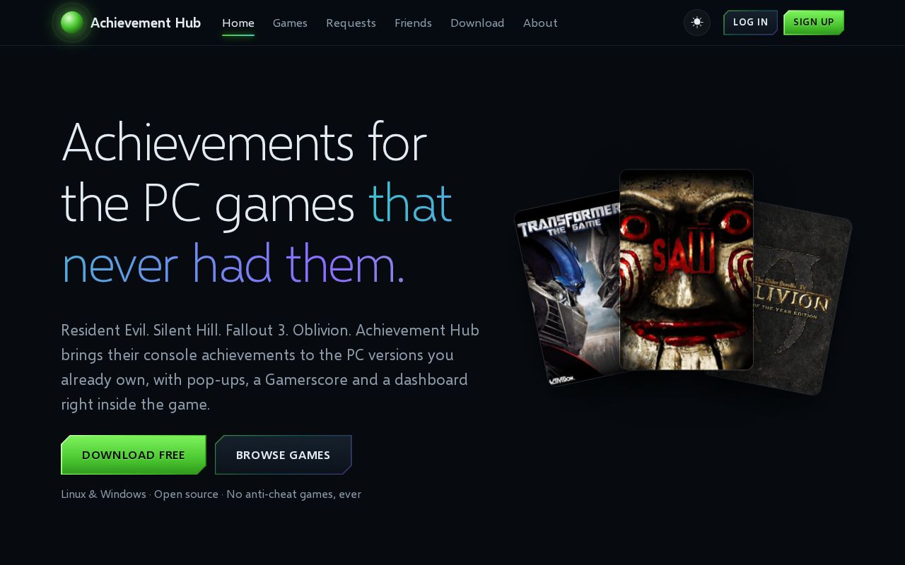 Preview of Achievement Hub