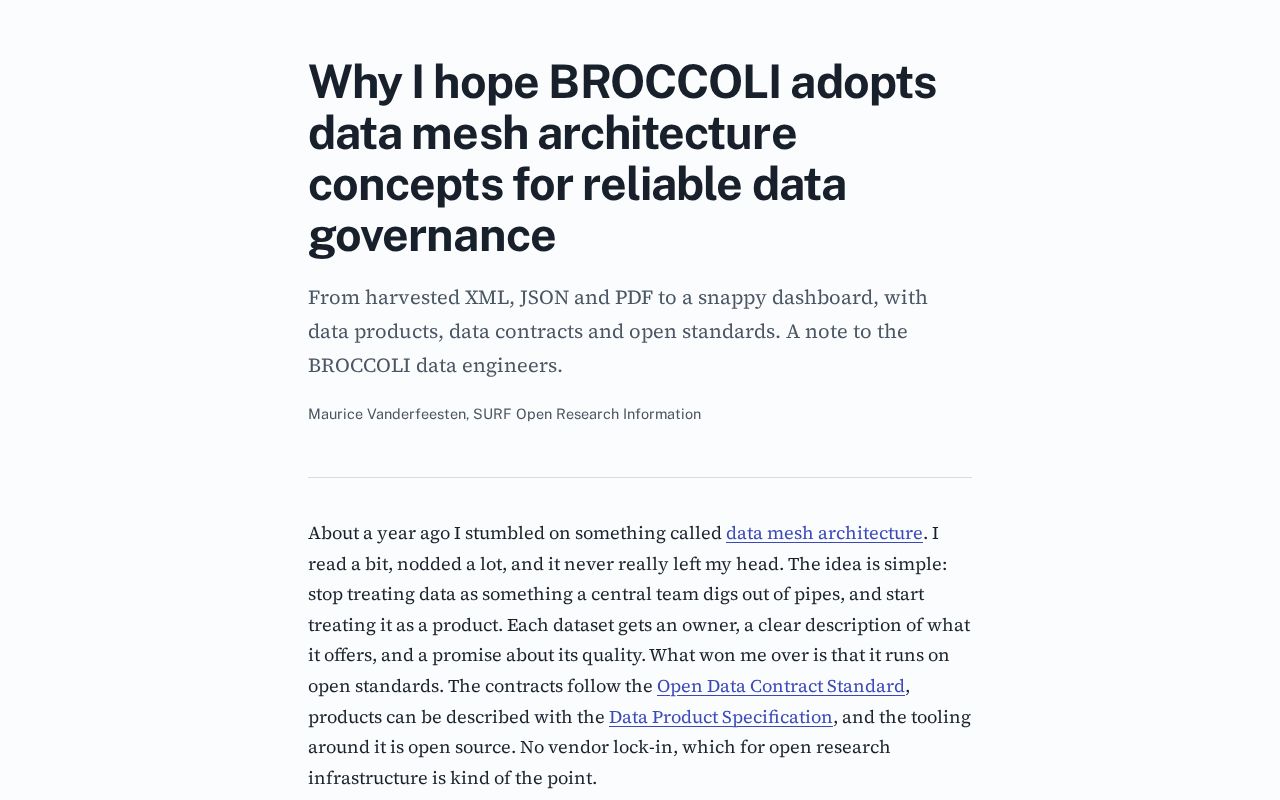 Preview of Ori Data Mesh Architecture