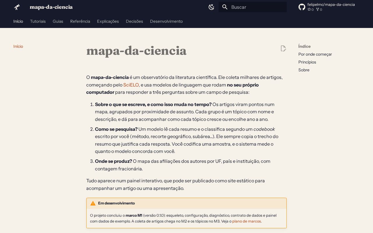 Preview of Mapa Da Ciencia