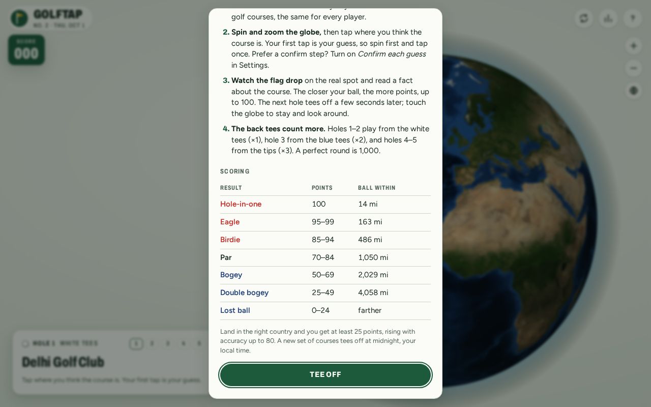 Preview of Golf Tap