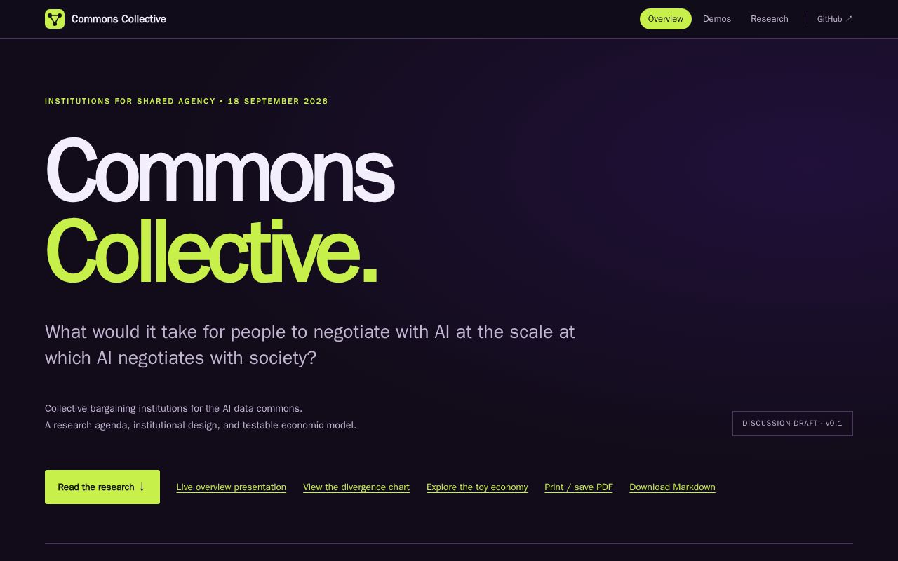 Preview of Commons Collective