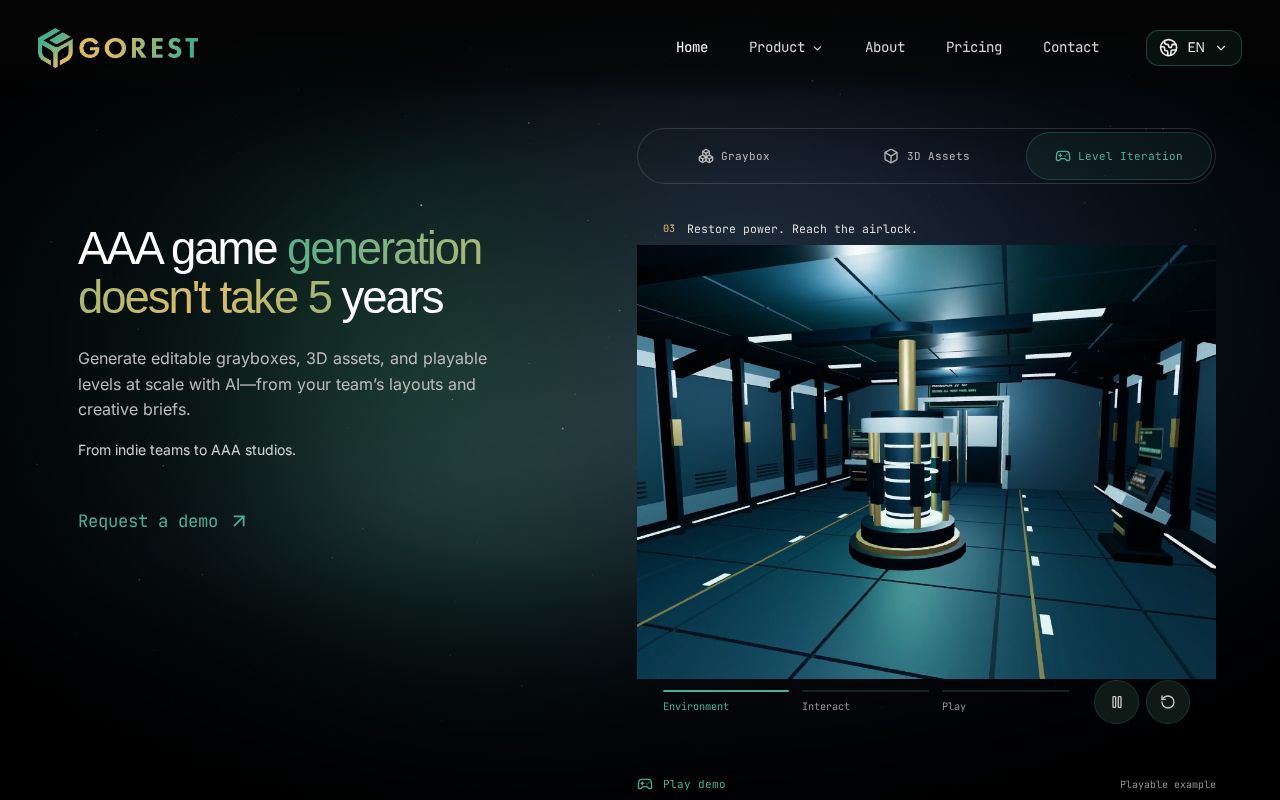 Preview of Gorest.AI
