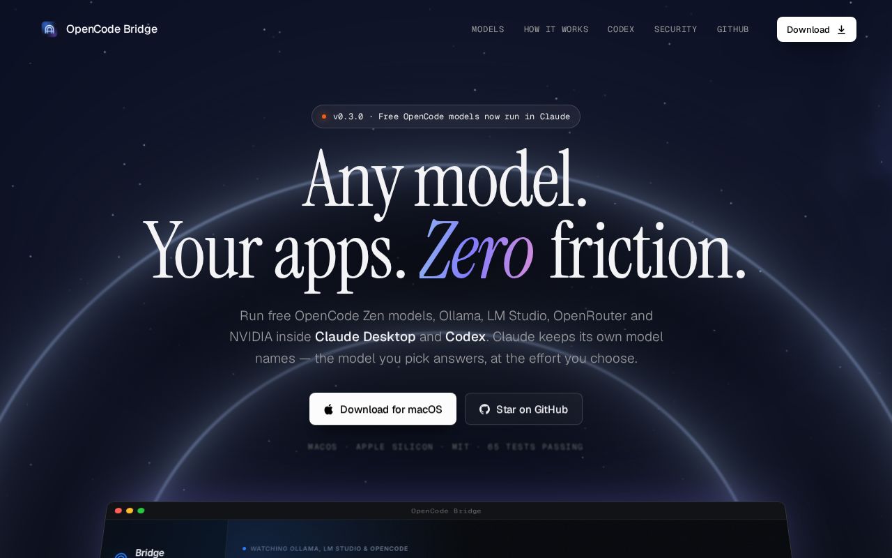 Preview of Opencode Bridge