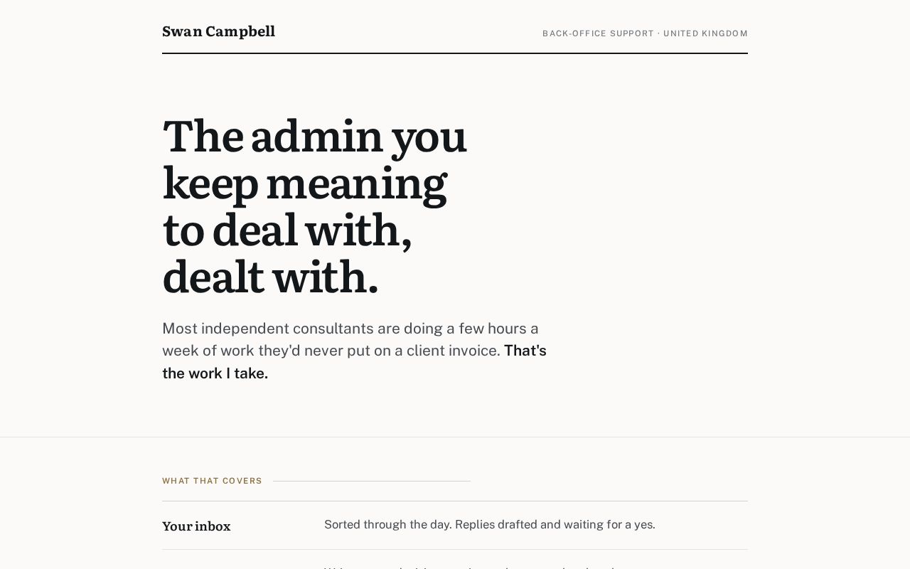 Preview of Swancampbell Site