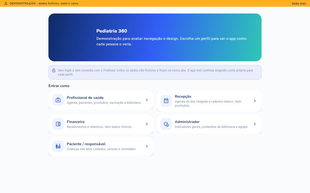 Preview of Pediatria360 Demo
