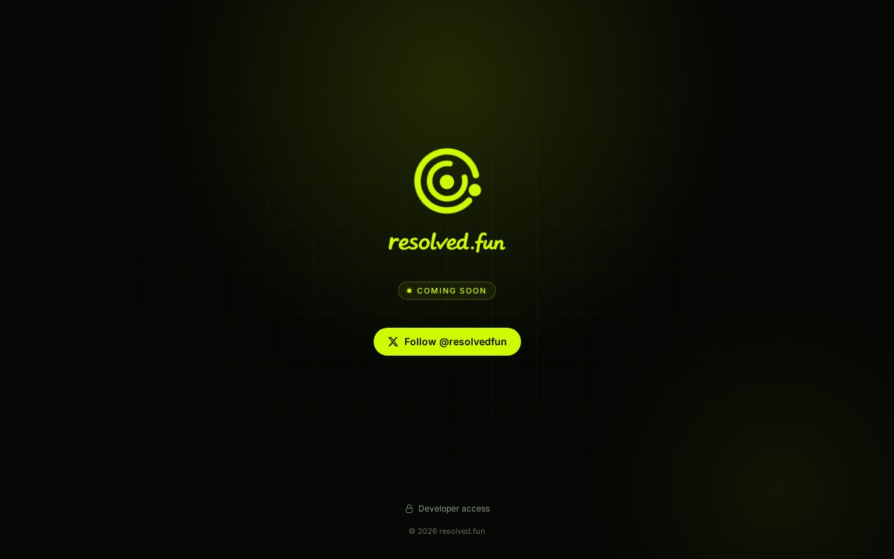 Preview of Resolved.fun
