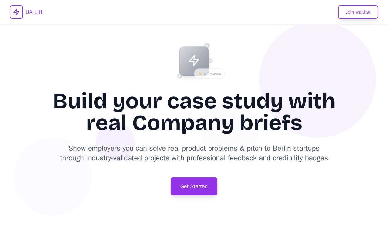 Preview of UX Lift