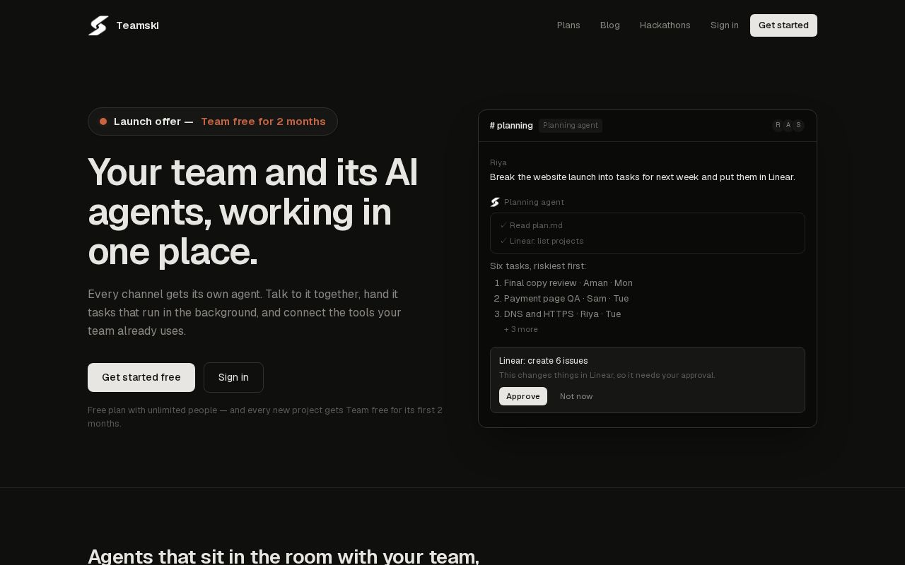 Preview of Teamski