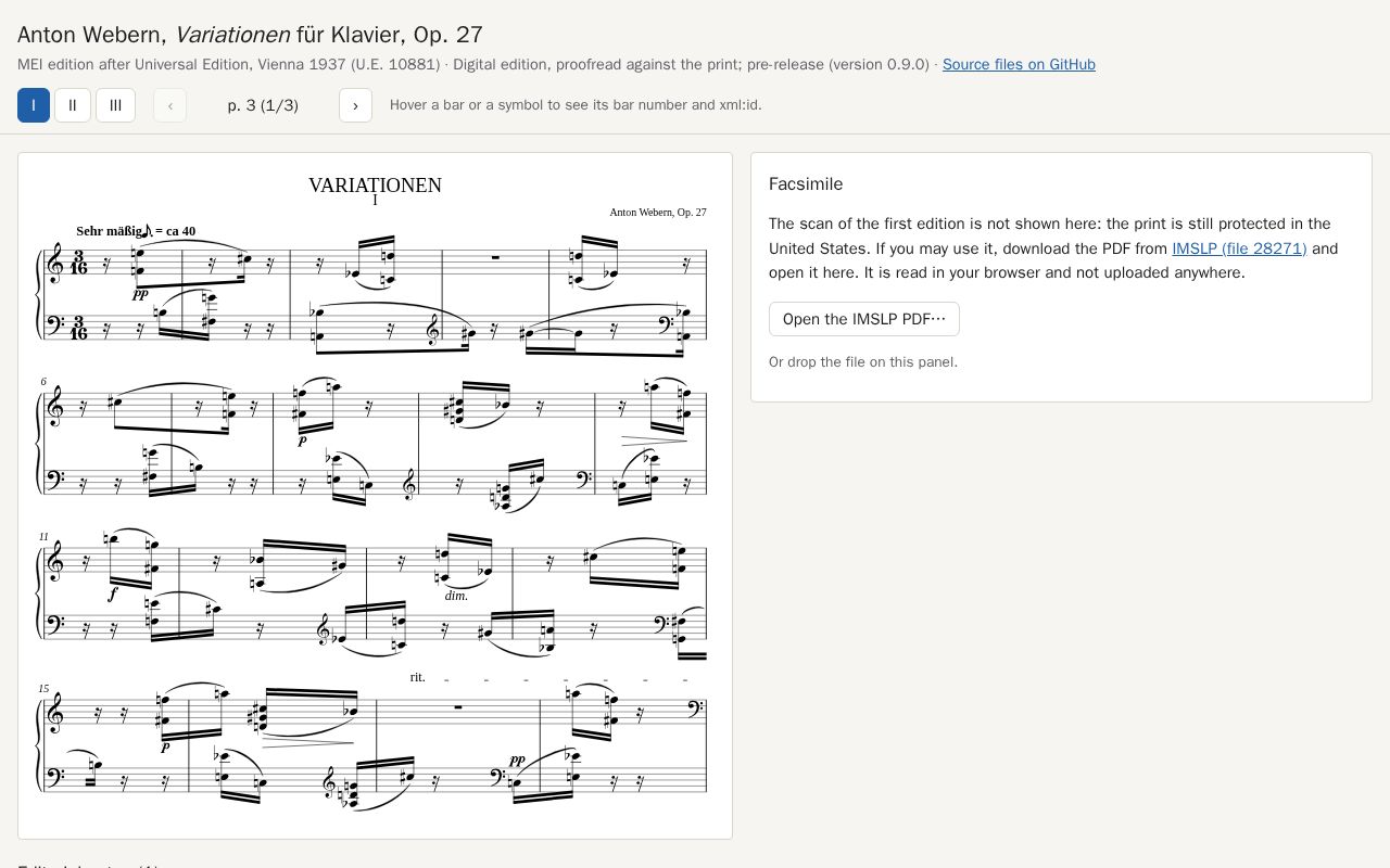 Preview of Webern Op27