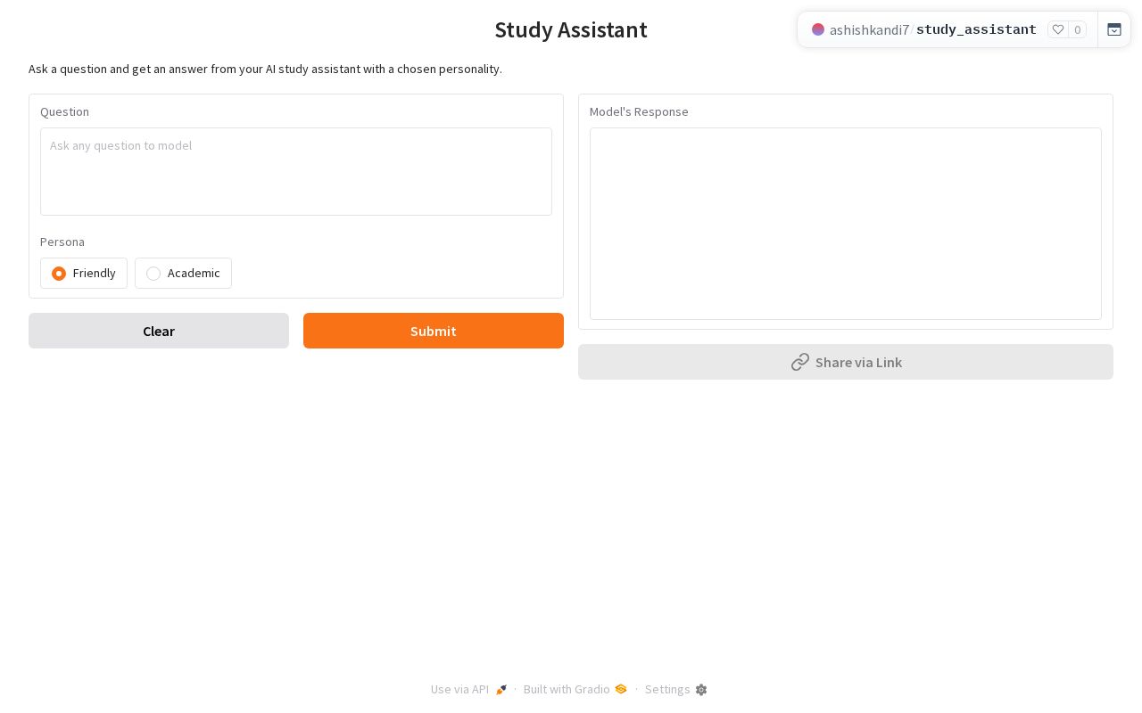 Preview of Study Assistant