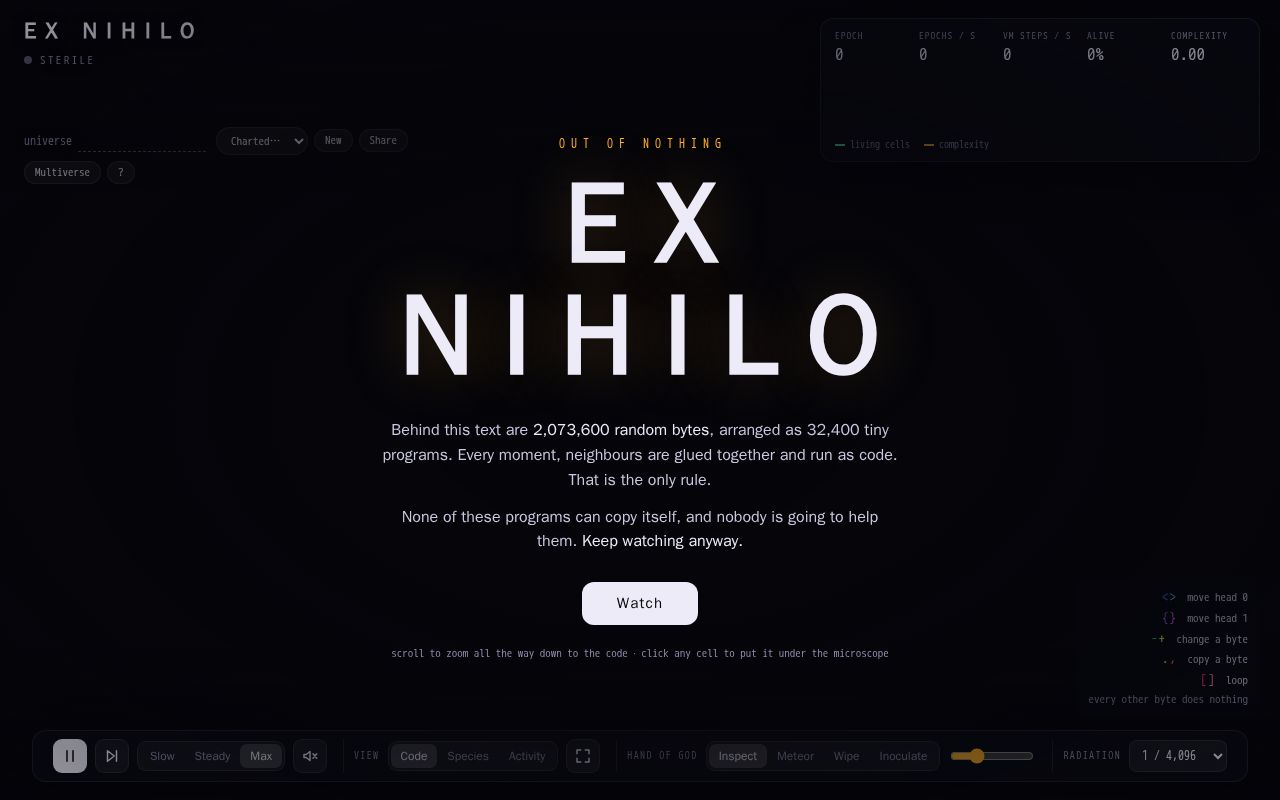 Preview of Ex Nihilo