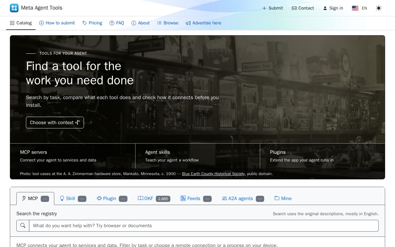 Preview of Meta Agent Tools