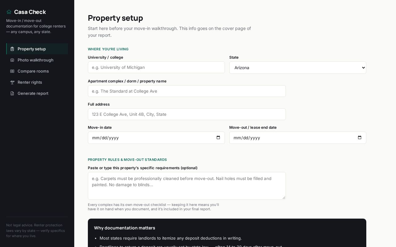 Preview of Casa Check