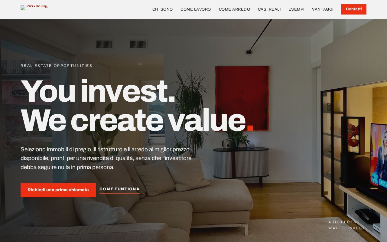 Preview of Innvesting Website