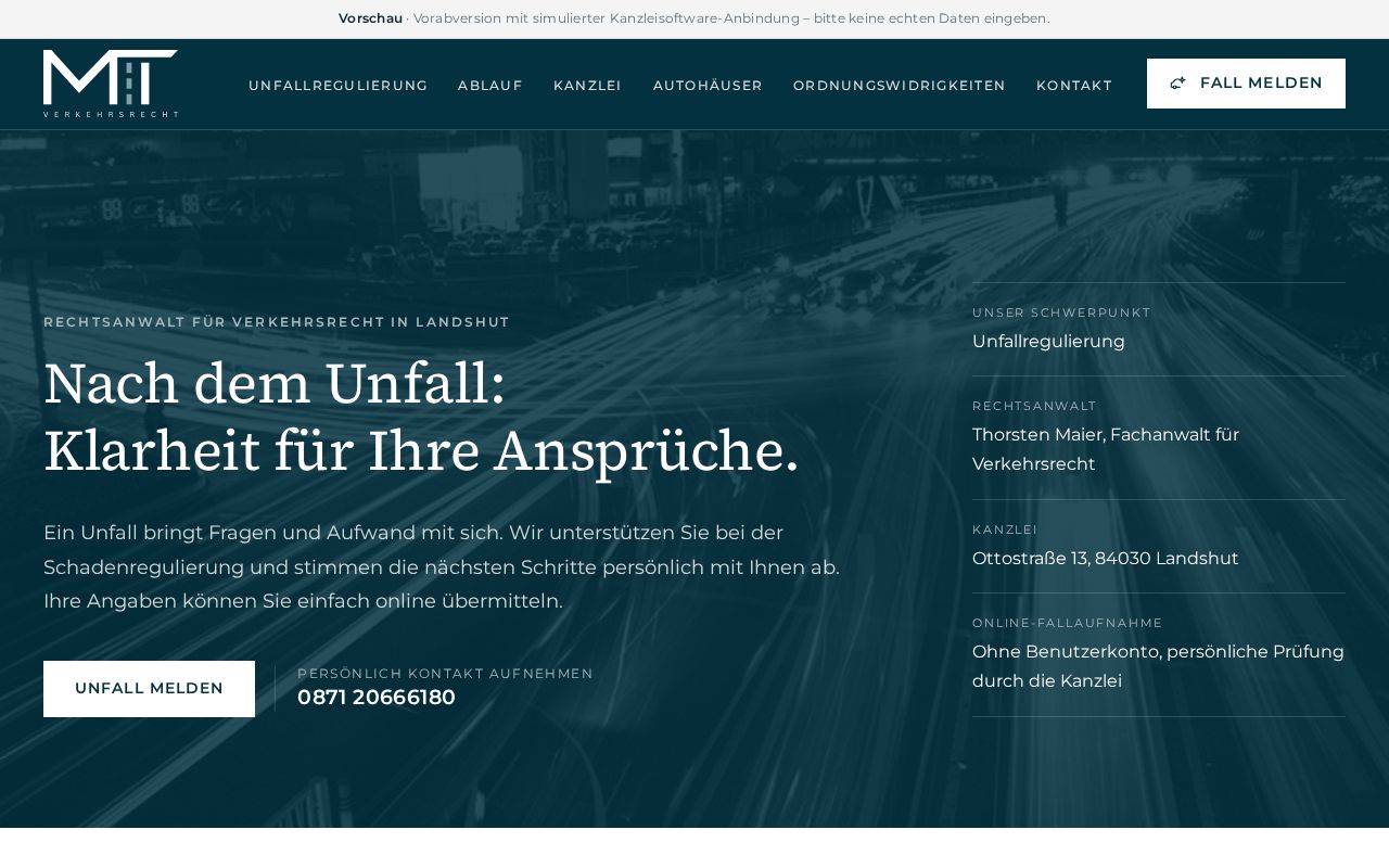 Preview of Unfallregulierung in Landshut