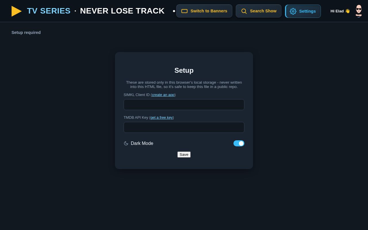 Preview of Simkl My List Update